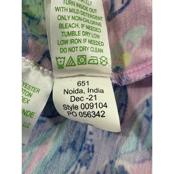 Lilly Pulitzer Winona Knit Tunic Top Just A Lil Jelly Floral Print Shirt Size S - Picture 10 of 10